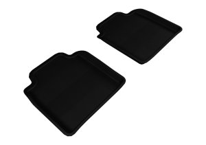 Lexus LS460L Floor Mats - Rear - 3D MAXpider - KAGU Series - Black - `07-`12